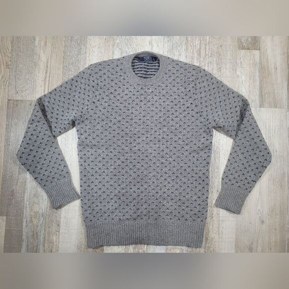 VINTAGE LN 100% WOOL HEAVY WHEIGHT women small JCREW SWEATER heavyweight - Picture 2 of 8